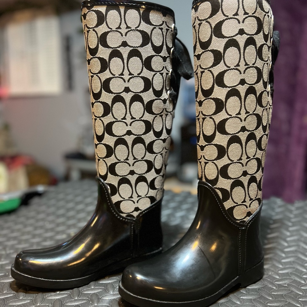 Woman Tristee Coach Rain Boots